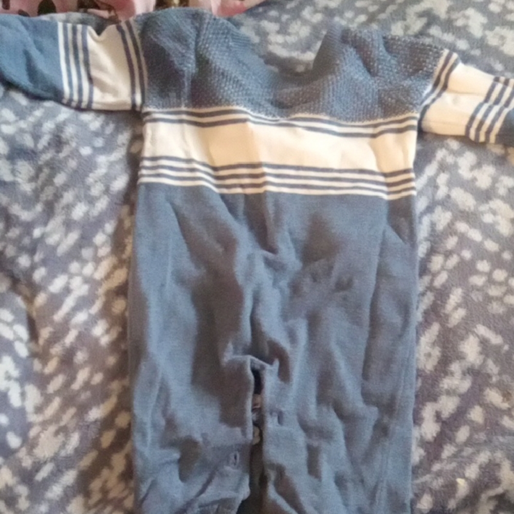 Blue and White Kids One Piece - Picture 1 of 1